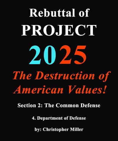 Rebuttal of Department of Defense<br>by: Christopher Miller