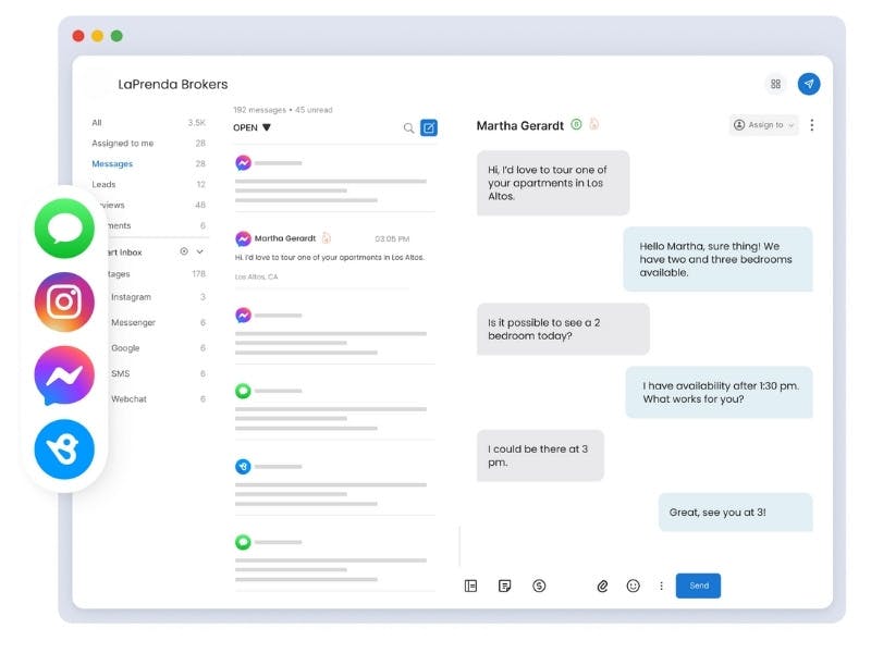 Unified Inbox: Read and respond from one inbox