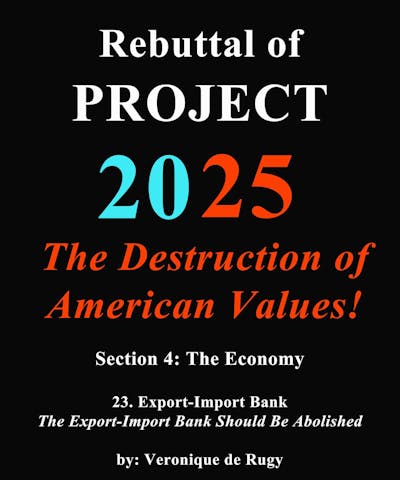 Export-Import Bank Should Be Abolished