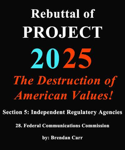 Rebuttal to Federal Communications Commission<br> by: Brendan Carr