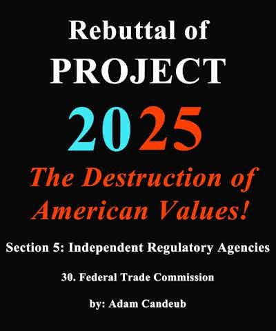 Rebuttal to Federal Trade Commission<br> by Adam Candeub