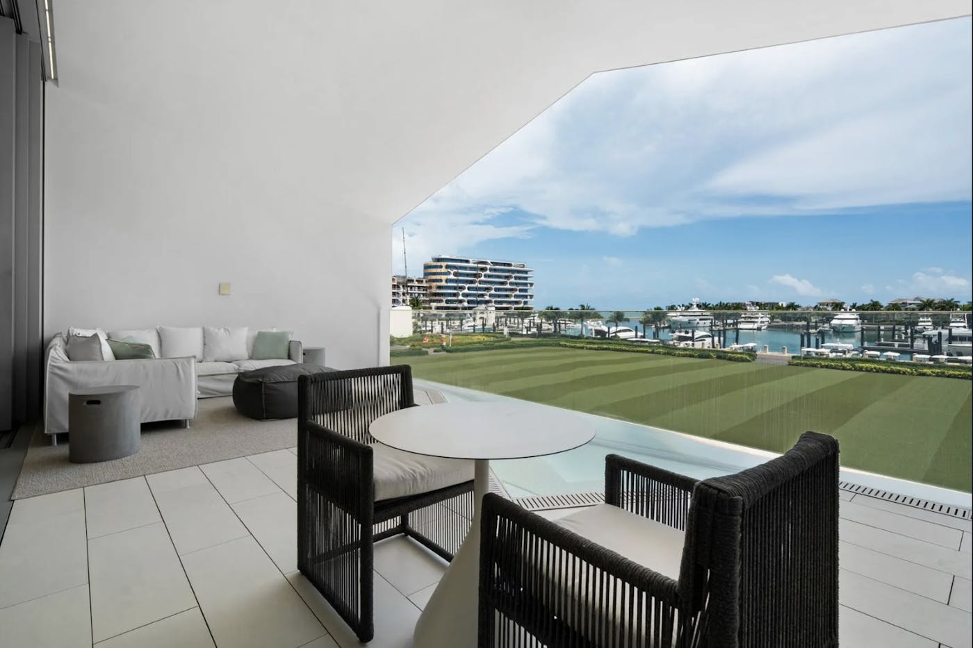 Albany Bahamas residence interior — Honeycomb building