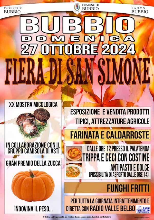 Fiera di San Simone 2024 - Bubbio