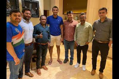 MEETING WITH EX-INTERNATIONAL CRICKETERS