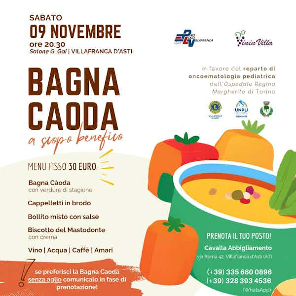 Bagna caoda a scopo benefico - Villafranca d'Asti 