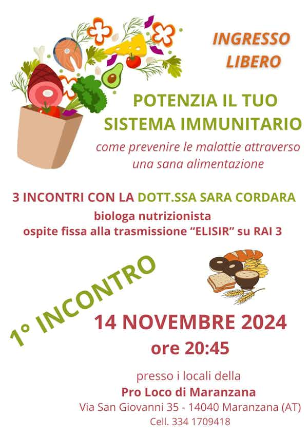 Potenzia il tuo sistema immunitario - Maranzana