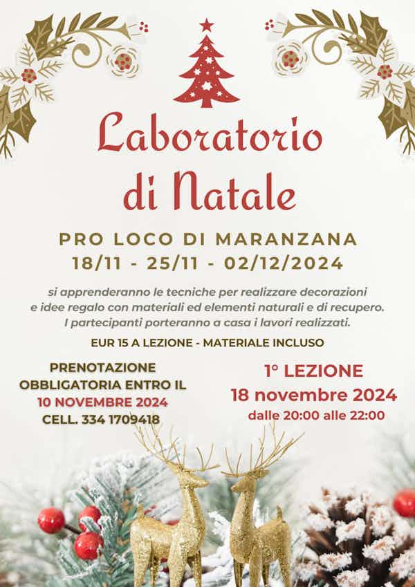 Laboratorio di Natale - Maranzana