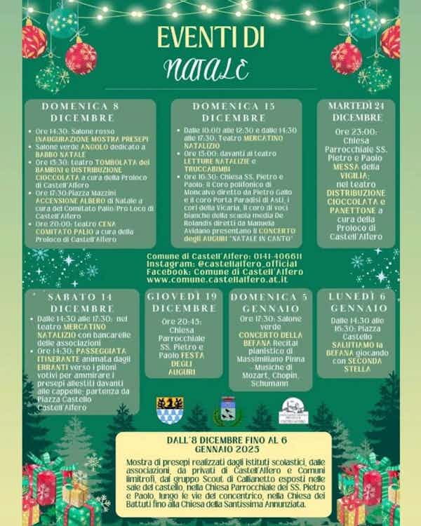 Eventi di natale - Castell'Alfero