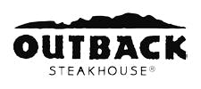 Outback Steakhouse logo - black