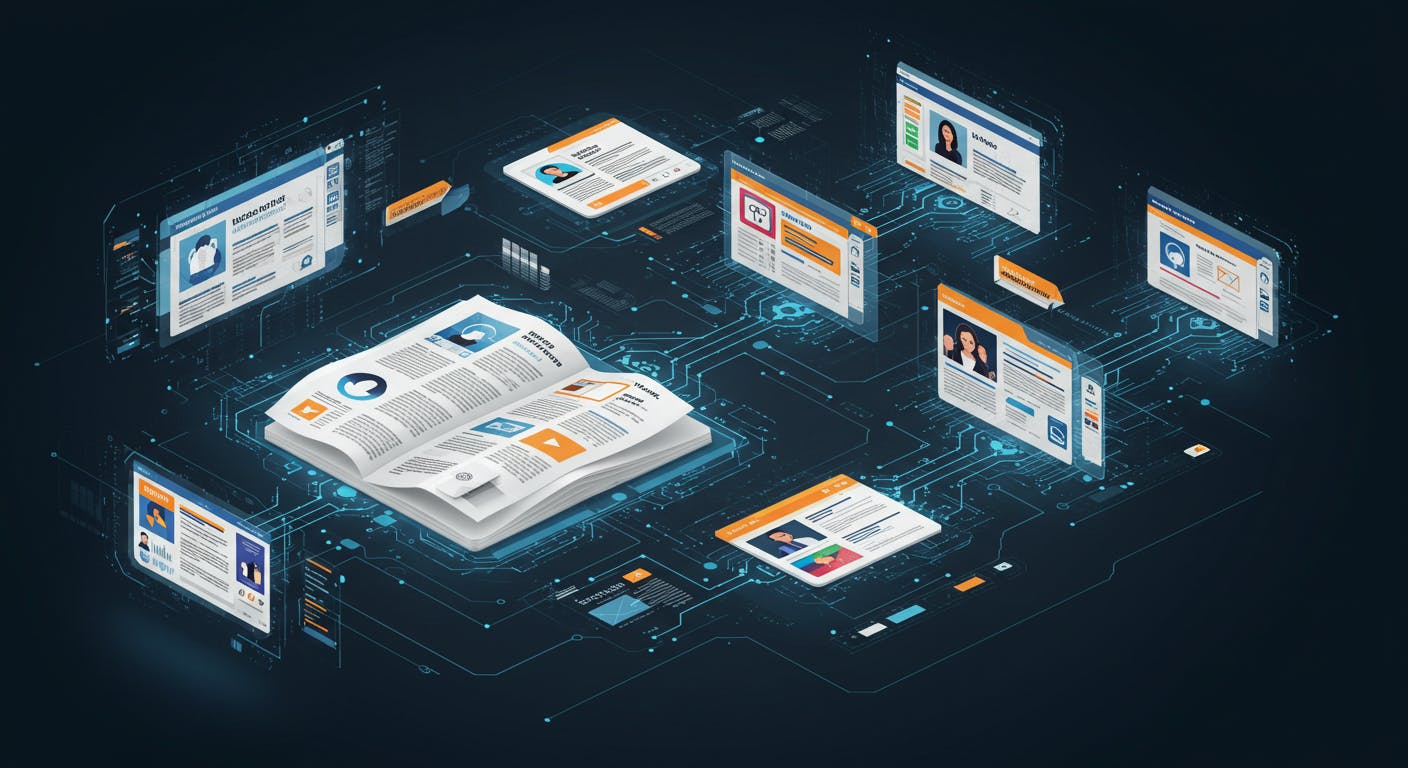 AI-driven content repurposing tool adapting articles into social posts, video scripts, and emails for maximum reach and engagement