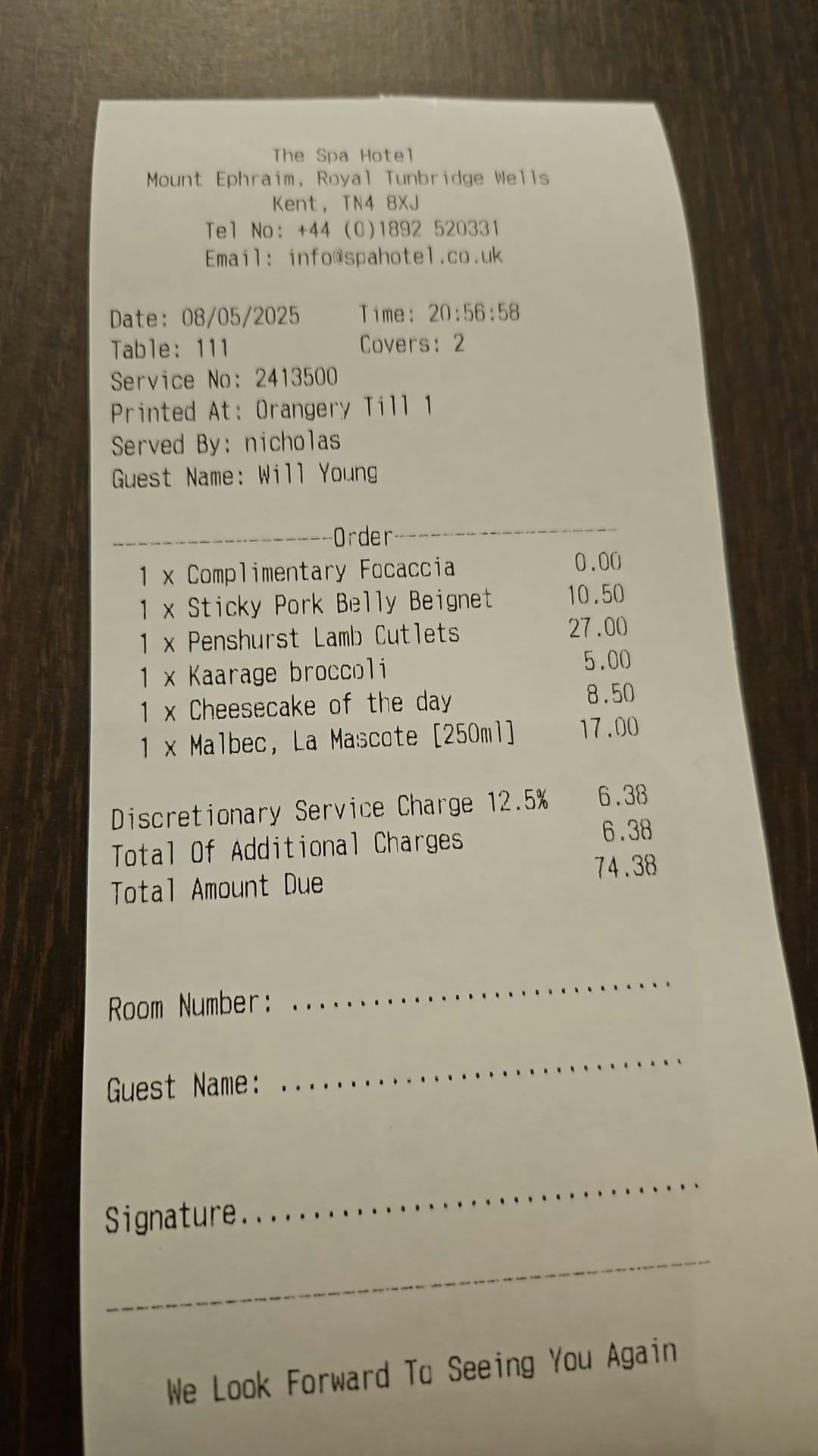 image of the bill
