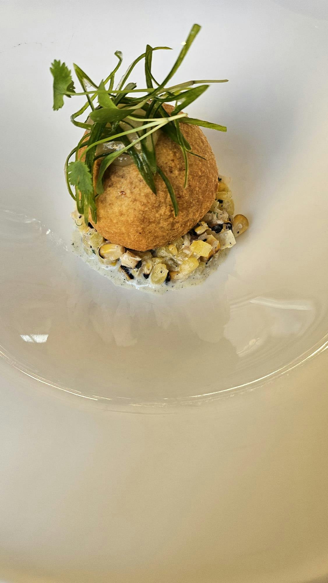 image of pork beignet