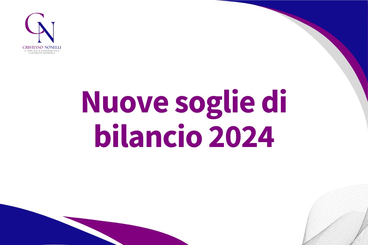Nuove Soglie di Bilancio 2024