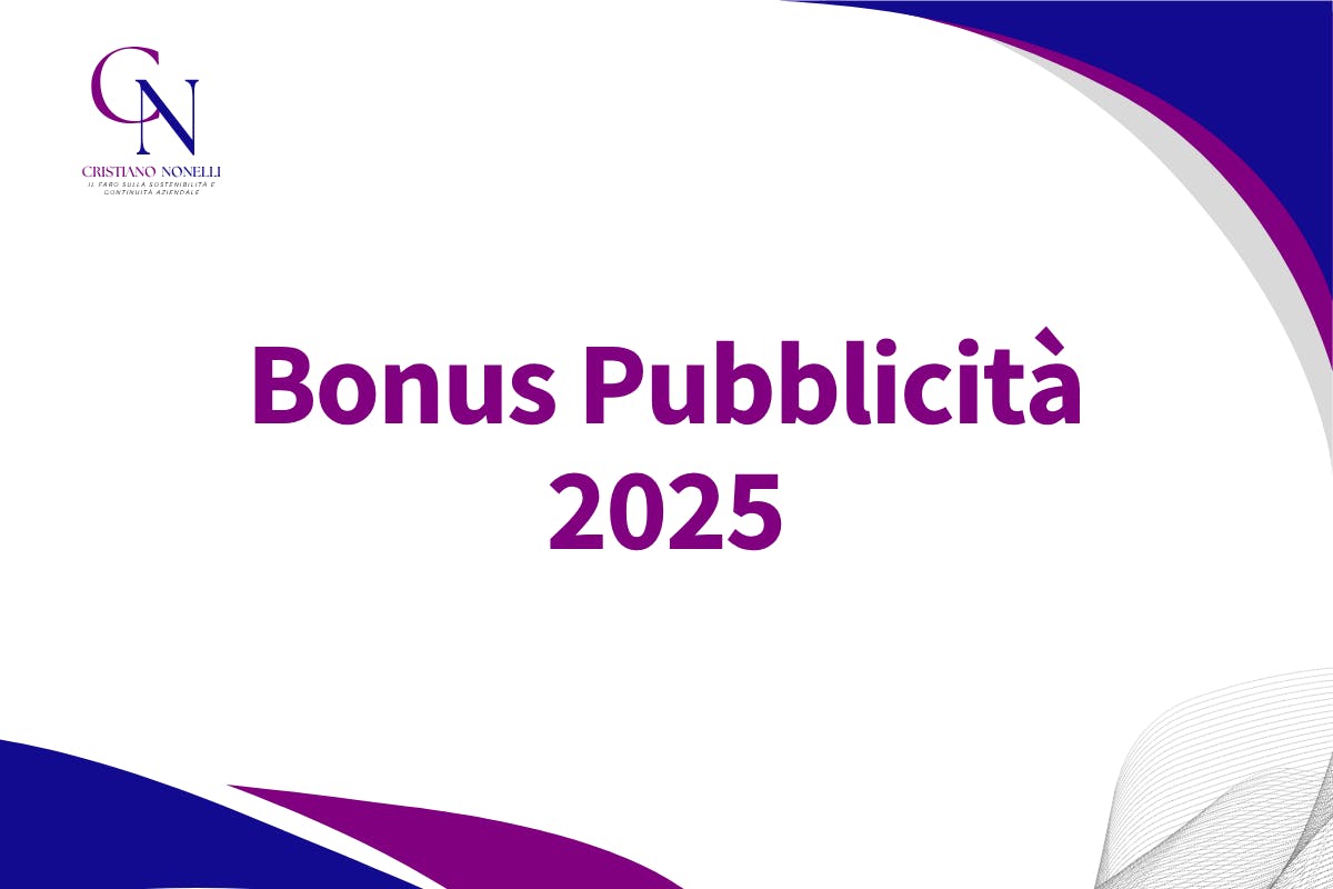 Bonus Pubblicità 2025 – Prenotazione entro il 31 marzo