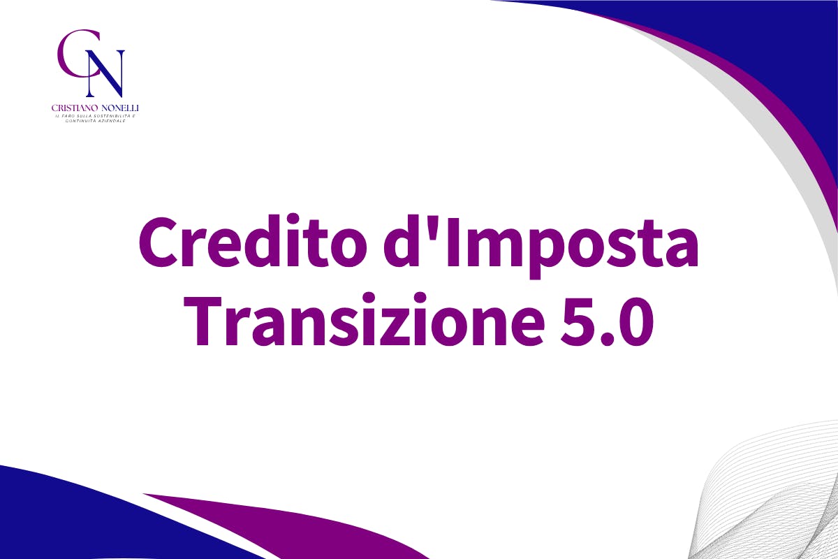 Credito d'Imposta Transizione 5.0