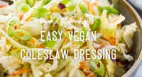 Easy Vegan Coleslaw Dressing