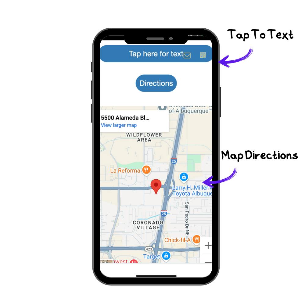 mobile biz card scheduler app
