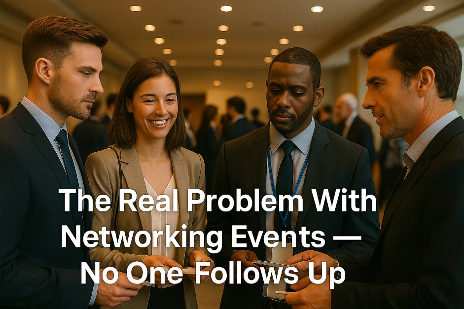 The Real Problem With Networking Events? No One Follows Up!