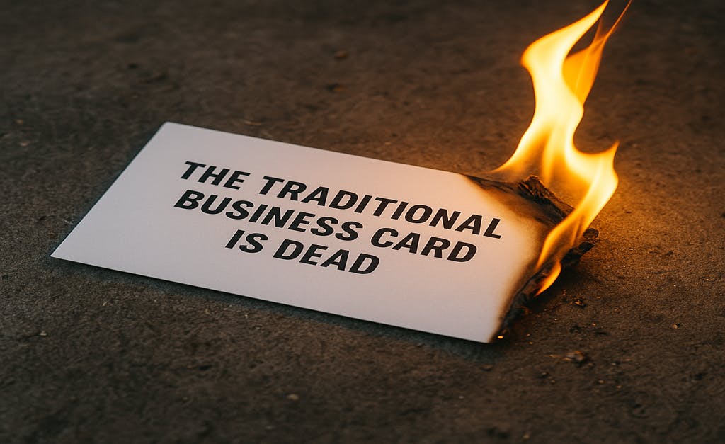 The Traditional Business Card Is Dead—And That’s a Good Thing