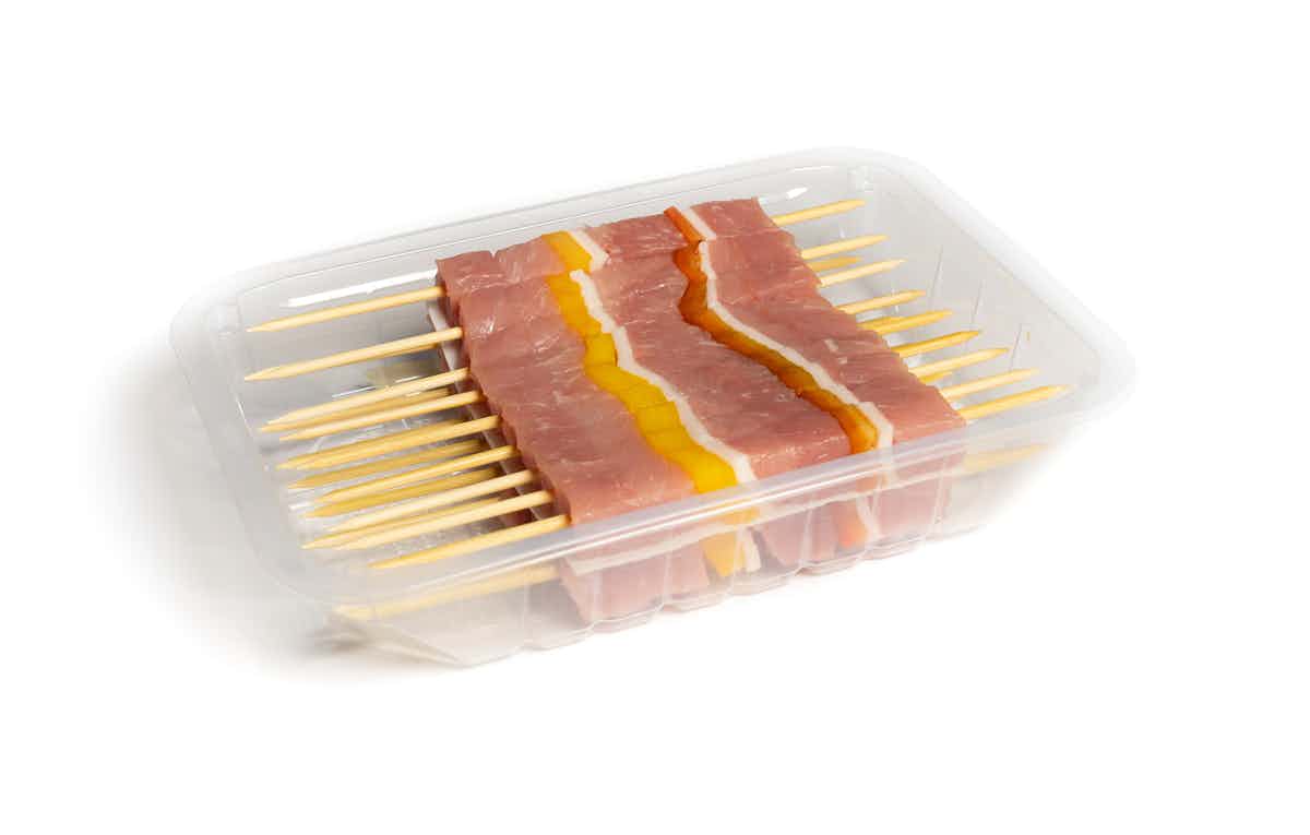 Pork Rostelle skewers