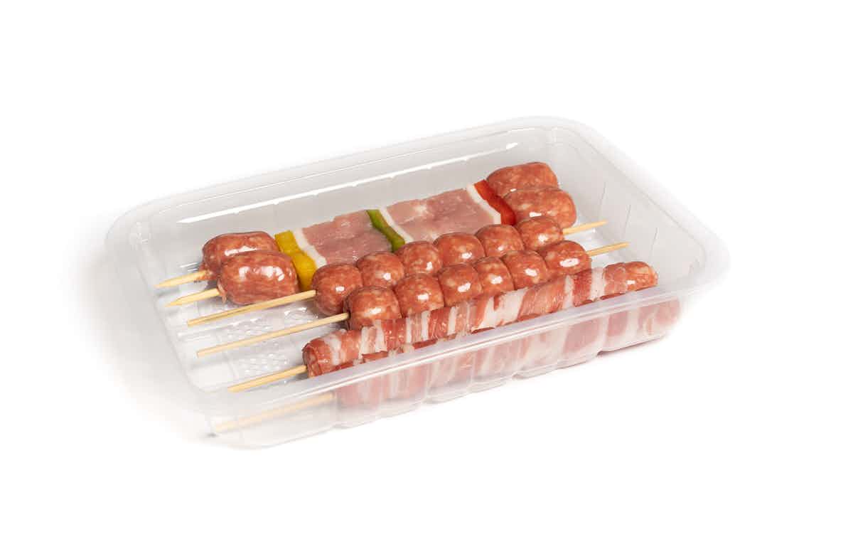 Mix of delicious skewers