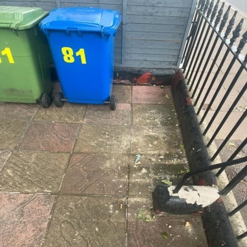 Bermondsey sliding selection of photos before and after work carried out