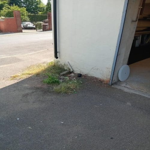 Westerham sliding selection of photos before and after work carried out