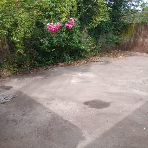 Westerham sliding selection of photos before and after work carried out