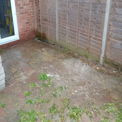 East Peckham sliding selection of photos before and after work carried out