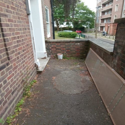 Streatham sliding selection of photos before and after work carried out