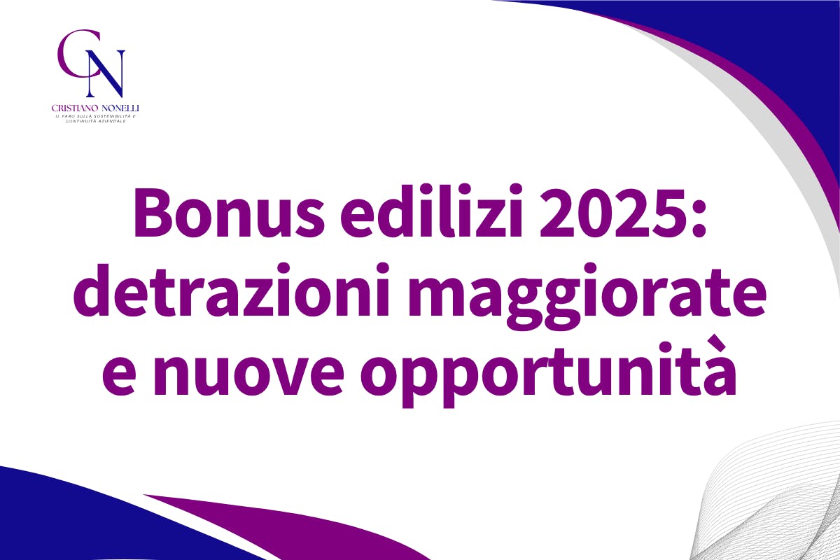 Bonus edilizi 2025: 