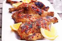 Chicken Muslo encuentro Portuguese style