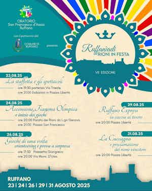 Domenica 31 Agosto Ruffano LE.
