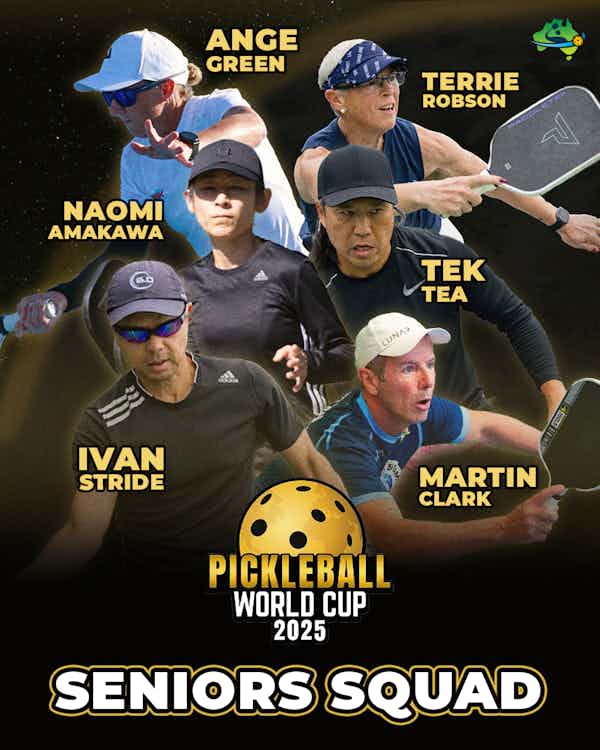 Senior team announced for the Pickleball World Cup