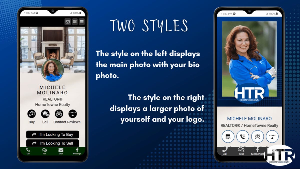 The Power of the Agent App 2 styles to choose from