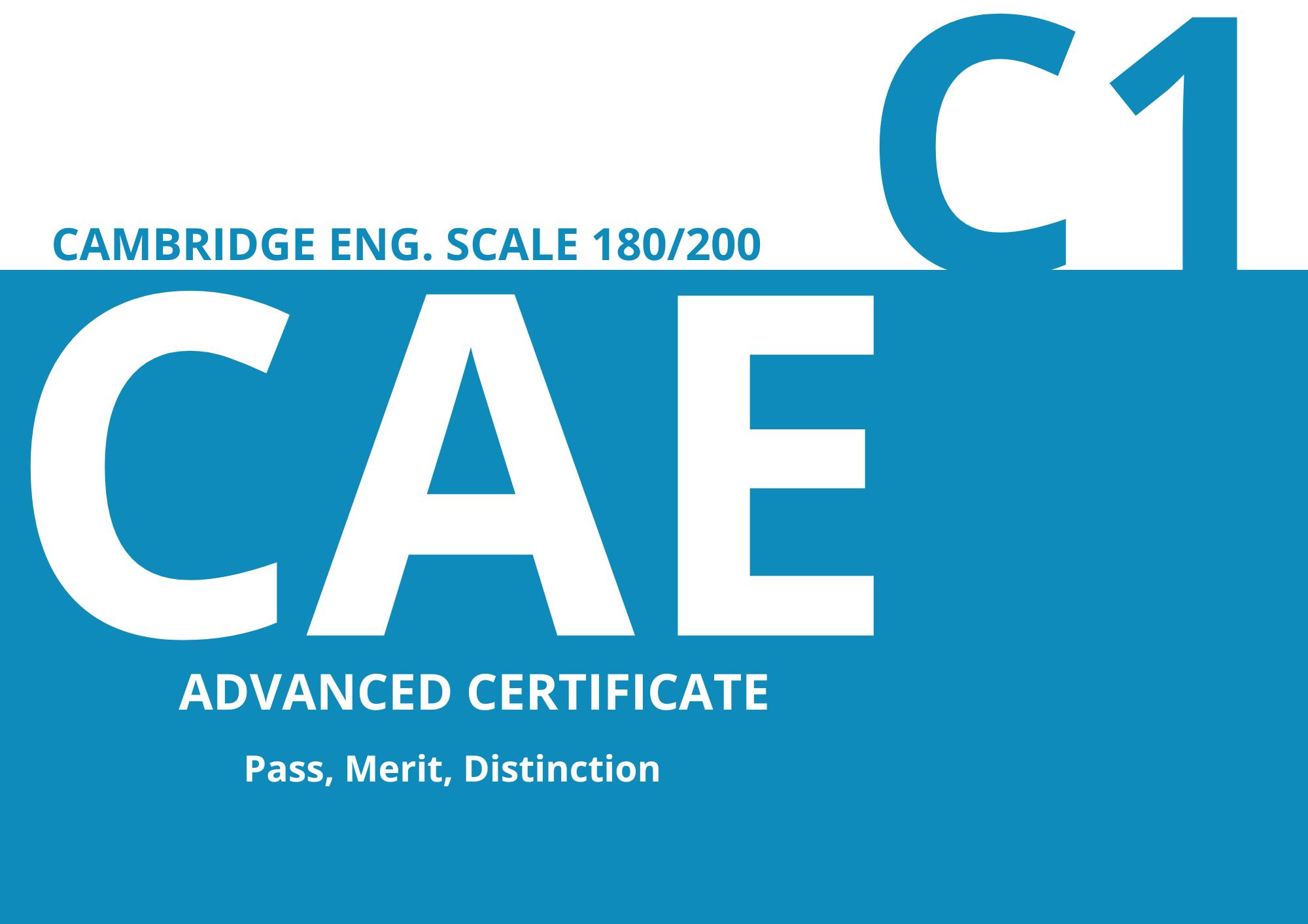CERTIFICAZIONE CAE ADVANCED C1 CAMBRIDGE 