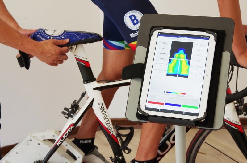 Analisi della pressione in sella